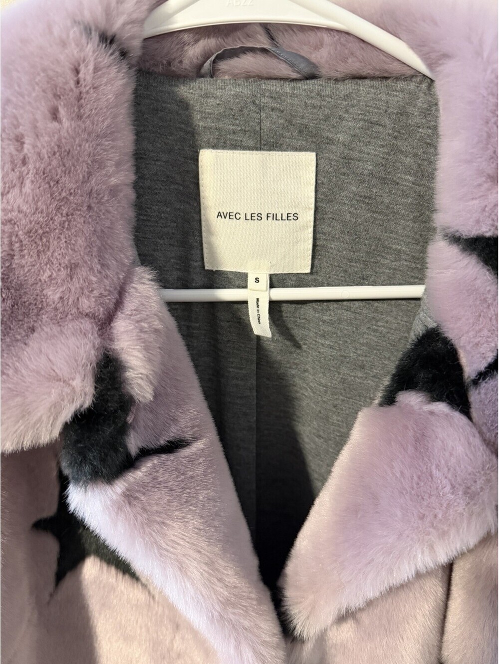Avec Les Filles Faux Fur Coat Size S - Picture 4 of 11